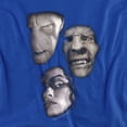 thumbnail image 2 of Harry Potter Villian Heads Women's T Shirt, Royal, Small, 2 of 6