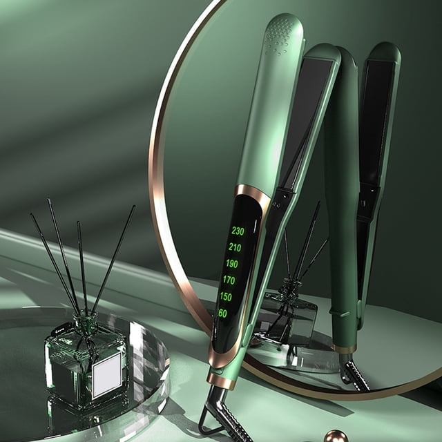 EARKITY Fer à Friser en Rouleau d'Œuf, Coiffure en Rouleau d'Œuf en Forme de V, Fer à Friser Ionique en Forme de V pour des Vagues Parfaites, Chauffage Rapide et Température Réglable