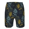 thumbnail image 4 of Yiaed Sunflowers Print Men's Swim Trunks with Lining Quick Dry Sports Shorts Beach Shorts Boardshorts-Medium, 4 of 5