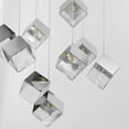 thumbnail image 3 of E24689-28PC-ET2 Lighting-Ice Cube - 27W 9 LED Pendant-8.75 Inches Tall and 33.5 Inches Wide-Polished Chrome Finish, 3 of 5