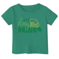 thumbnail image 3 of PMVFHDE T-Shirts Graphiques pour Filles Hauts Mignons pour Filles T-Shirts Filles Manches Courtes Hauts Maillot de Bain Filles Imprimé St. Pat Col Rond Manches Courtes pour Filles Multicolore, 6-7 Ans, 3 of 3