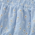 thumbnail image 6 of Baby Girl Summer Clothes Daisy Romper Straps Romper Dress Bodysuit +Headband, 6 of 7