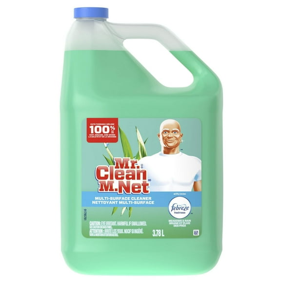 Nettoyant multi-surfaces M. Net avec fraîcheur Febreze, parfum Meadows & Rain 3,78 L