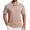 Khaki, variant on COOFANDY Men's Casual Polo Shirts Old Money Short Sleeve Casual Button Polo T-Shirt Summer Collared Golf Shirt