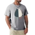 thumbnail image 1 of Camiseta de algodón con cuello redondo para hombre camisa masculina de verano con estampado de gato Ranboo, 1 of 7