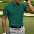 thumbnail image 4 of LIaqionyy Golf Shirts for Men Business Sports Short Sleeve Shirt Mens Lightweight Collared Printed Work Tops, 4 of 6