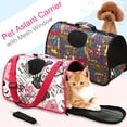 thumbnail image 1 of Pet Carrier Aslant Bag Mesh Window Dog Carrier Oxford Cloth Pet Bag para aire libre Senderismo Carevas bolso, 1 of 7