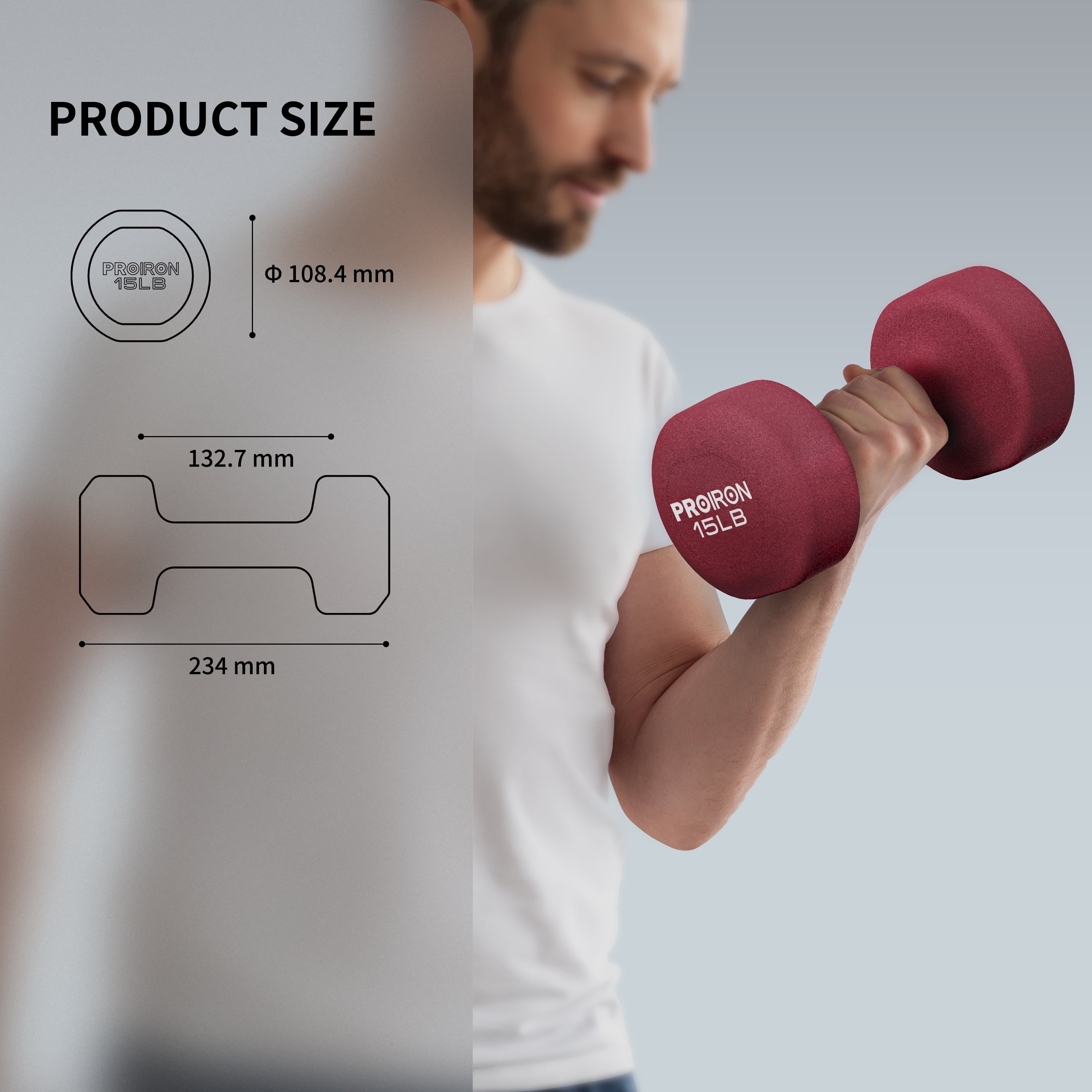 Neoprene Dumbbell - 15LB