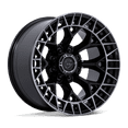 thumbnail image 2 of 22x12 Fuel FC873 Charger Gloss Black Brushed Face Dark Tint Wheel 8x170 (-44mm), 2 of 3