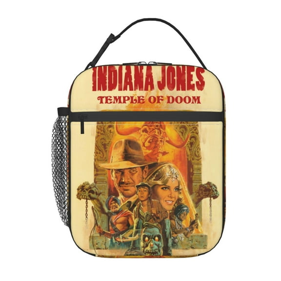 Indiana Jones Reusable Lunch Bag School Portable Cooler Bag Insulated Lunch Box For Beach Picnic Travel