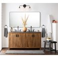 thumbnail image 6 of TEHOME Kengston Brushed Nickel Bathroom Mirror, 30x60 inches, Stainless Steel Frame, Wall Mounted, 6 of 12