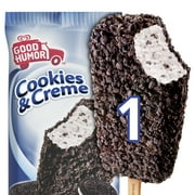 Good Humor Cookies N Creme Frozen Dessert Bar Loaded with Chocolate Cookie Crumbles 1 ct