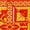 Orange Tiki, variant on Member's Mark 2-Pack Oversized Beach Towel, 40" x 72"
