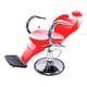 thumbnail image 2 of Sillon de barberia rojo con pistón Nanofort Peluqueria, 2 of 3