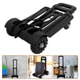 thumbnail image 1 of Minkissy Folding Trolley Collapsable Grocery Cart Aluminum Alloy Thickened Design For Travel 1Set, 1 of 8