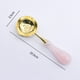 thumbnail image 3 of Cuchara De Lacre Cuchara de fusión anti-calor de cera de sellado con mango de cristal, suministro para manualidades DIY (oro rosa) Likrtyny Libre de BPA, 3 of 6