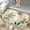 Floral Pattern with Leaves, variant on 1pc Raccoon with Toilet Paper Absorbent Non-Slip Bathroom Thickened Flannel Rug Decor,Soft,Quick Drying,Suitable For Indoor/outdoor Use,Bathrooms,Bedrooms,Kitchens,Terrace,Laundry Rooms,16"x24"