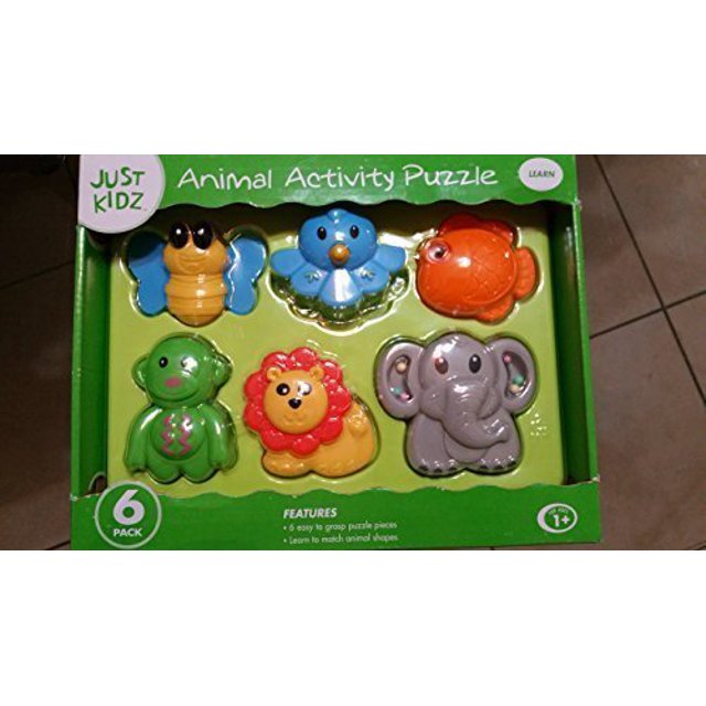 Rompecabezas de actividades de animales de Just Kidz Just Kidz 651903512482