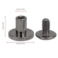 thumbnail image 1 of LHCER 50 Set 8mm Pure Copper Flat Head Rivets Leather Strap Screws Kit for Notebook Binding,Rivet,Metal Rivet, 1 of 7