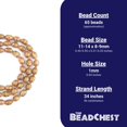 thumbnail image 4 of The Bead Chest Ethiopian Prayer Beads - Full Strand of African Copper Meditation Healing Rosary Beads, 4 of 4