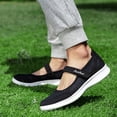 thumbnail image 3 of GUOBIOZIY Womens Sneakers Slip on Walking Shoes Breathable Running Shoes Lightweight Mesh Gym Shoes Non Slip Workout Sneakers Shoes Womens Running Shoes(Black,8.5), 3 of 7