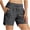 Dark Gray, variant on felwors Women's High Waisted Quick-Dry Running Shorts 5-Inch Athletic Workout Shorts with Zipper Pocket for Summer Gym Dark Gray for Size L