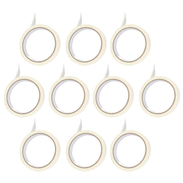 White Masking Tape, White Painters Tape Professional 10 Rolls For Crafting For Drawing