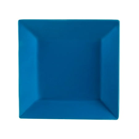 

Color Arts Square Plate 8 Sq. X 3/4 H Stoneware Peacock 8 packs