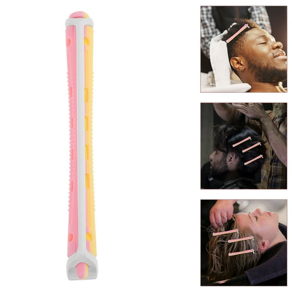 Mobestech 12Pcs Assorted Color Plastic Hair Curlers Flexible Perm Rods for Effective Styling