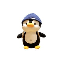 9.84Inch Penguin Stuffed Animals, Soft Cute Penguin Plush Travel with Hat Backpack Doll, Perfect Birthday Christmas New Year Valentine's Day Gifts for Women Girlfriend Teens Lover