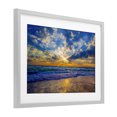thumbnail image 2 of Stupell Industries Tropical Golden Blue Sun Ray On Beach Gray Framed Print Under Glass, 23 x 17, by Eszra Tanner, 2 of 8
