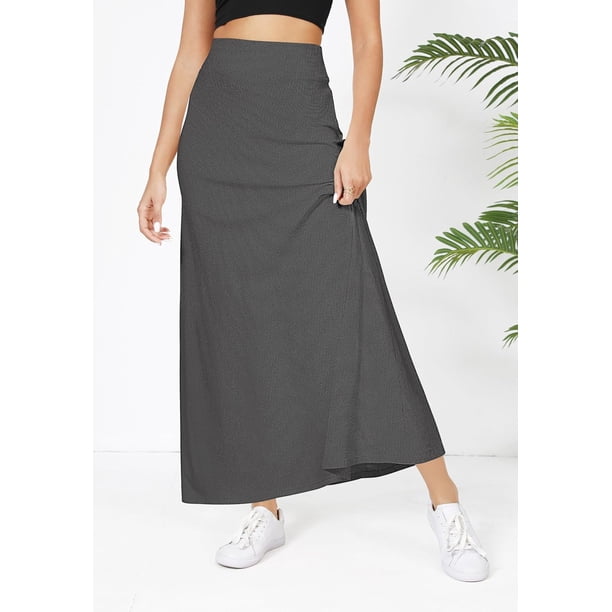 Jupe Longueur Genou Evans Pour Femme - Taille 18, Grise, Style Paysanne à Volants - Occasion