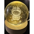 thumbnail image 4 of Lampara luz led, esfera cristal, lampara pequeña, Melody, 4 of 4