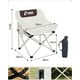 thumbnail image 4 of Outdoor portable folding chair Camping picnic Folding chair Outdoor egg roll table set High back Moon Chair Beach chair, 4 of 5