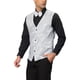thumbnail image 4 of CHALECO SIN MANGAS DE LENTEJUELAS PARA HOMBRE INSPIRE CHIC CON CORBATA DE MOÑO S PLATA, 4 of 6