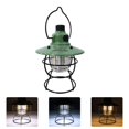 thumbnail image 3 of 1 Unids Camping Lantern USB Recargable Linterna Tienda Retro Impermeable Metal Accs de luz 3 modos para Camping Pathway Deck Jardín Patio - verde Soledad Campings Light, 3 of 10