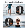 thumbnail image 4 of Reloj inteligente RUIMEN H1 de 1,8 pulgadas para hombre y mujer con 2 correas, negro y cobre, 4 of 7