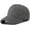 Grey, variant on Women's Lady's Winter Warm Lamb Wool Blend Solid Color Warm Baseball Cap for Outdoor Travel, Holiday