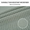 thumbnail image 4 of Sofa Cover Elastic Couch Protector Slipcover 2/3 Seater Washable Furniture Dust-Proof Cover with 8/10 Sponge Strip Soft Couch Full Cover Solid Color Sofa Slipcover Pet-Proof for Sofa, 4 of 10