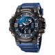 thumbnail image 1 of Reloj Con Pantalla Doble Resistente Al Agua Azul, 1 of 5