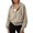 Beige, variant on Vedolay Women Long Sleeve Sweatshir Fashion 2023 Tight Fit Lightweight Solid Long Sleeves Top Zip up Hoodie Y2k Black,L