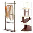 thumbnail image 5 of 33.1" Wide Hall Tree with 2 Movable Drawers, Shoe Storage, Shelves and Garment Racks, 5-in-1 Entryway Bench with 23 Hooks (Fixed and Movable), 5 of 7