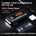 thumbnail image 4 of Arrancador de batería Povasee A40 5000A 12V con pantalla LCD y power bank LED, 4 of 8