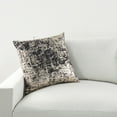 thumbnail image 5 of Mina Victory Sofia Distressed Metallic 20"x20" Black Rose Gold Throw Pillow, 5 of 6