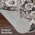 thumbnail image 5 of Superior Mahi Modern Medallion Washable Indoor Area Rug, 12' x 18', Grey, 5 of 8
