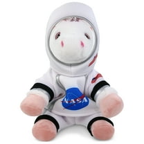 DolliBu White Unicorn Astronaut Plush Toy - Super Soft Plush Astronaut Stuffed Animal with Space Helmet and NASA Astronaut Suit, Spaceman Doll Decor for Girls and Boys - 9 Inch