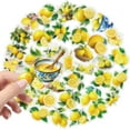 thumbnail image 4 of 50 Lemon Themed Watercolor Decorative Stickers, Premium Vinyl Scratch-Resistant And Fade-Proof Stickers For Luggage Cars And Various Daily Decoration Needs, 4 of 6