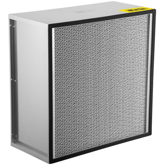 HEPA Replacement Filter, "24x24x11.5 Inch True HEPA Air Filter Replacement, 99.97% Efficiency Pleated AC Filter with Galvanized Frame, Compatible with Novair 2000 HEPA Systems"