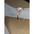 thumbnail image 3 of Forever Jewels 1.50Ct Round Cut Moissanite Womens Engagement Ring 14K Yellow Gold Plated, 3 of 3