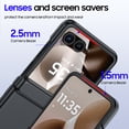 thumbnail image 4 of Vizvera para Motorola Razr 60 2025 Ultra Funda, con Protección de Bisagra, Protector de Pantalla, Funda de Teléfono Delgada Resistente Antiarañazos a Prueba de Golpes - Negro, 4 of 9
